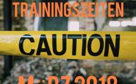 Geänderte Trainingszeiten im März 2018