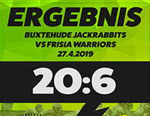 Read more about the article 1. Auswärtssieg vs. Frisia Warriors