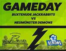 Read more about the article Auswärtsspiel Jackrabbits vs. Neumünster Demons