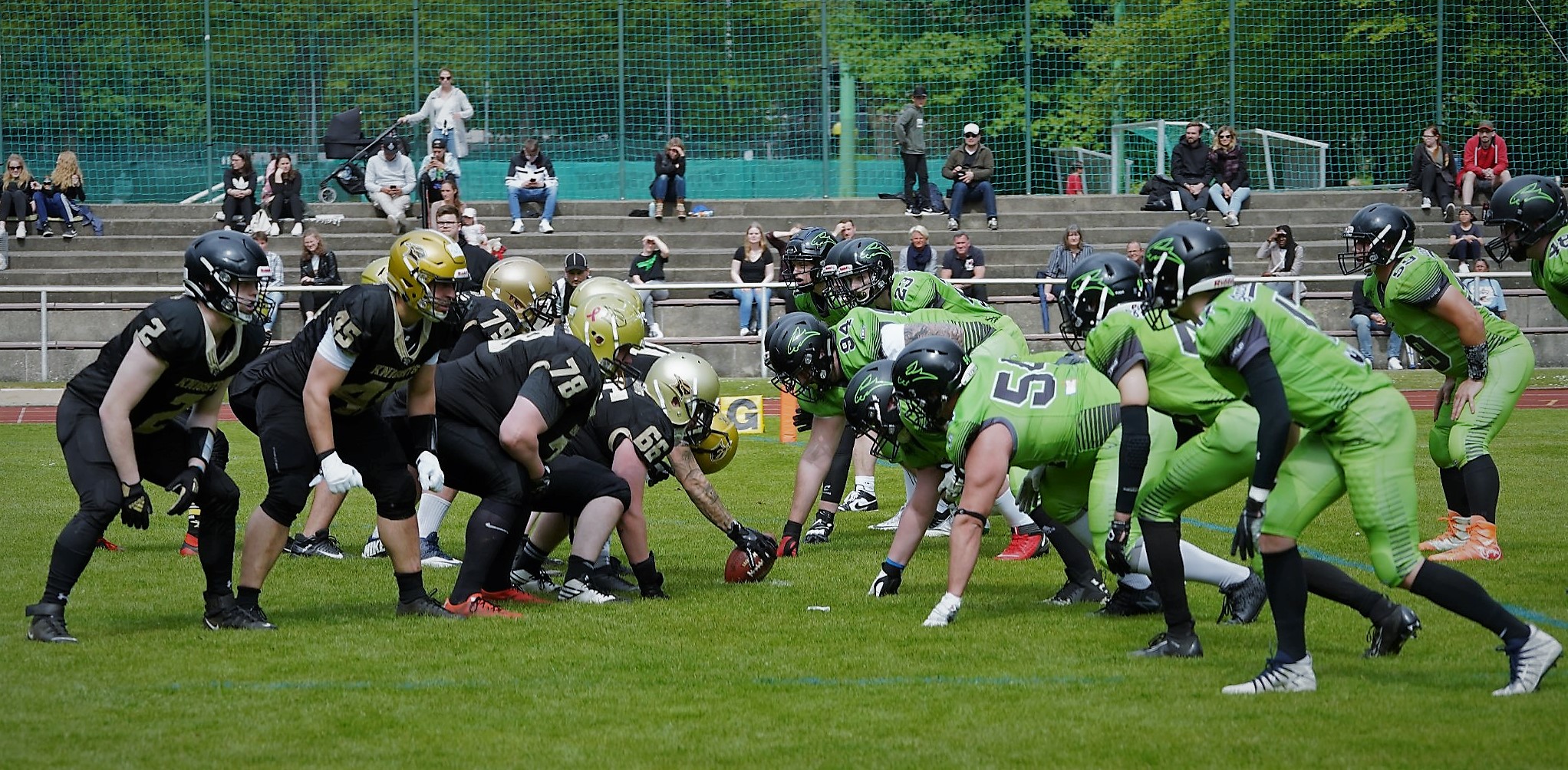 Read more about the article Saisonauftakt – Heimsieg gegen Rendsburg Black Knights